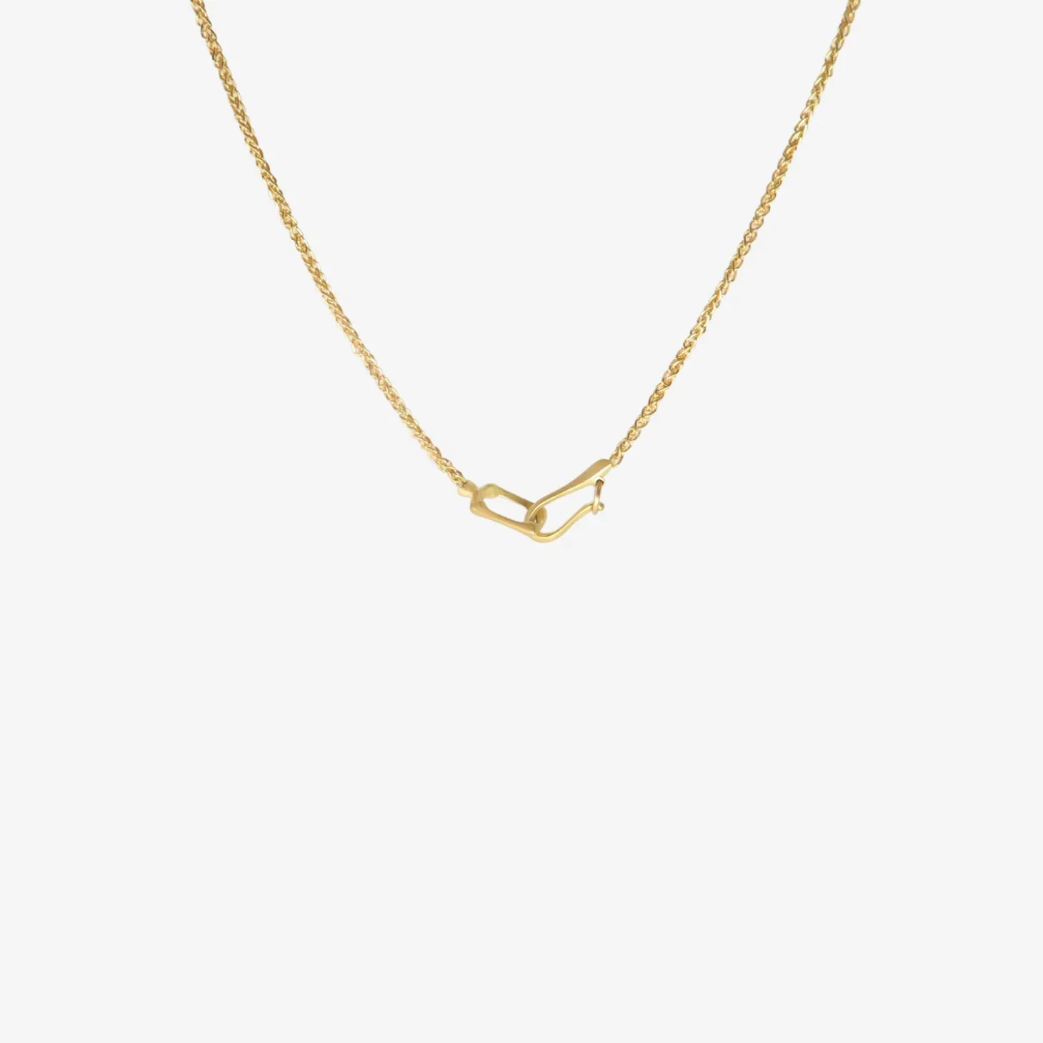 18k & rectangular rainbow moonstone pendant