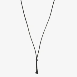 14k & rock crystal bean pendant with keshi pearl & labradorite on silk cord