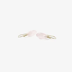 14k & rose quartz berries