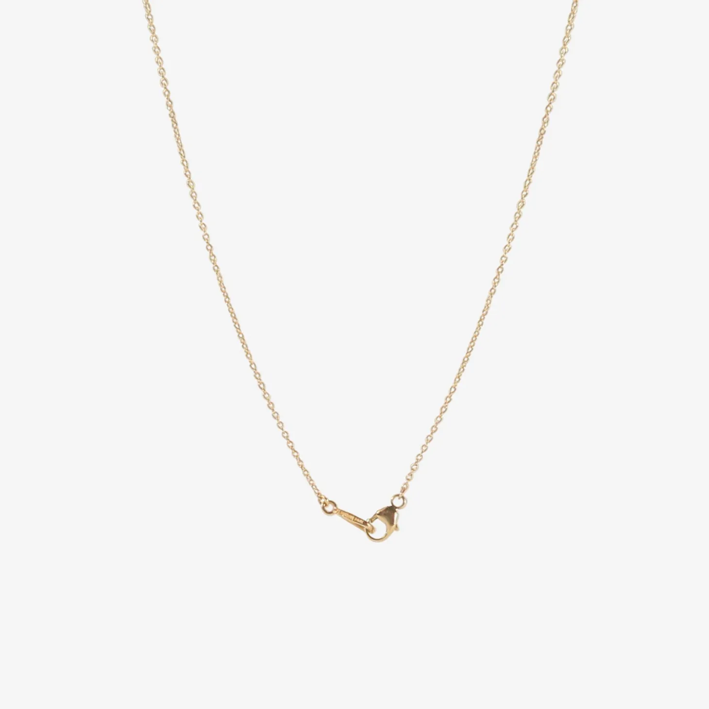 14k & rose-cut diamond small snowy ledge pendant, .06ct