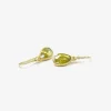 18k & rose-cut yellow diamond earrings