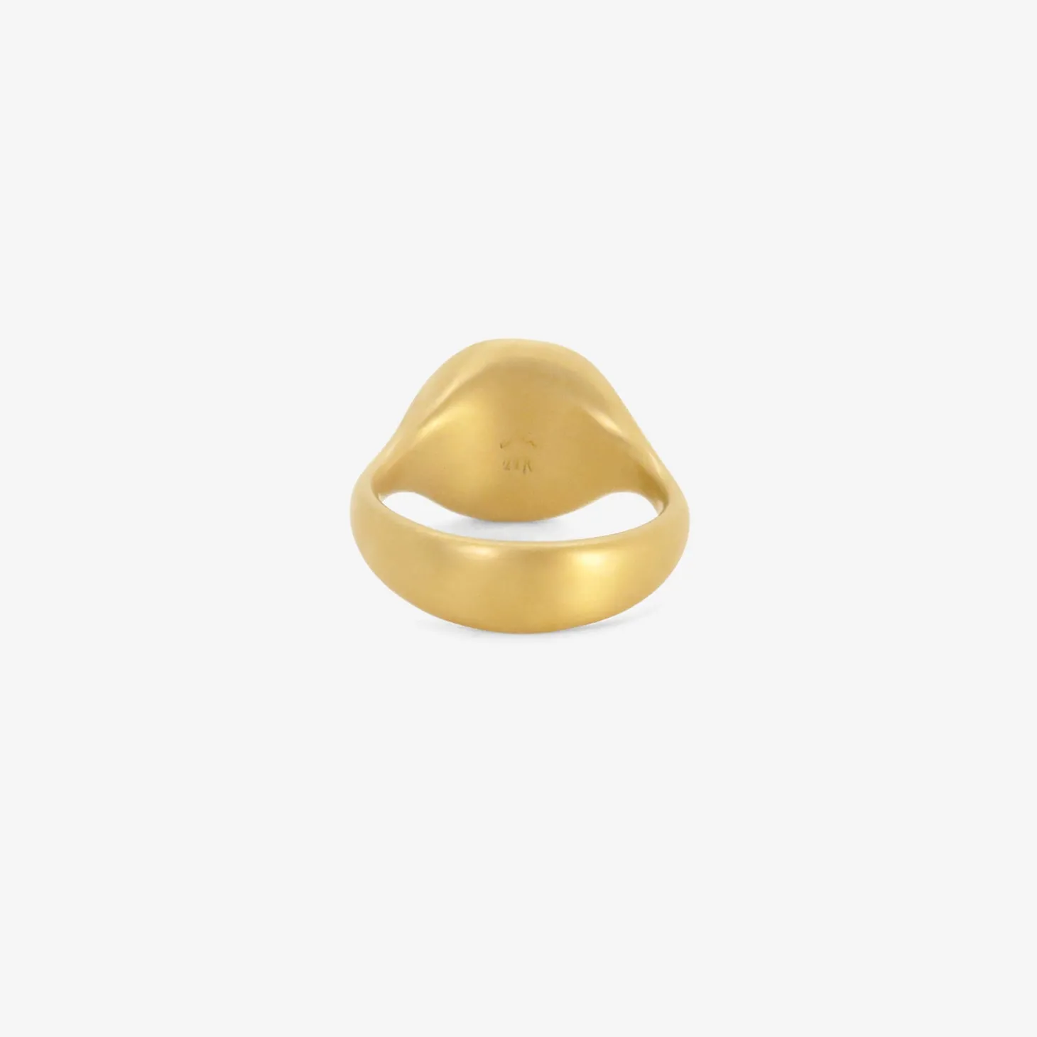 22k & ruby pebble cast ring, 3.57ct