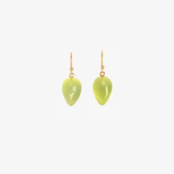 14k & serpentine acorns