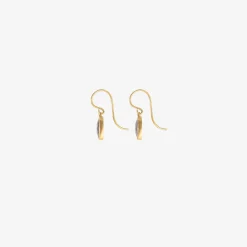 18k & small kyanite cushion drop earrings, 5.63ct