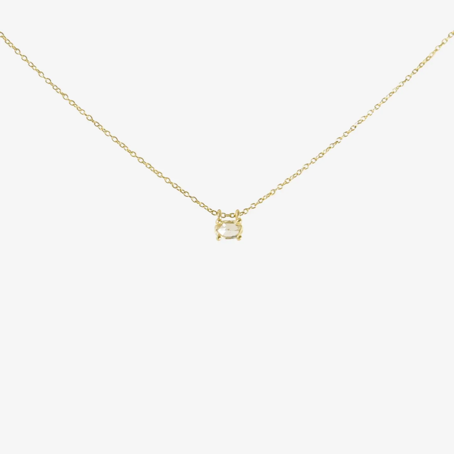 14k & solitaire diamond pendant with fig box, 0.23ct