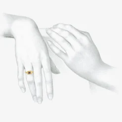 22k & tanzanite capsa ring