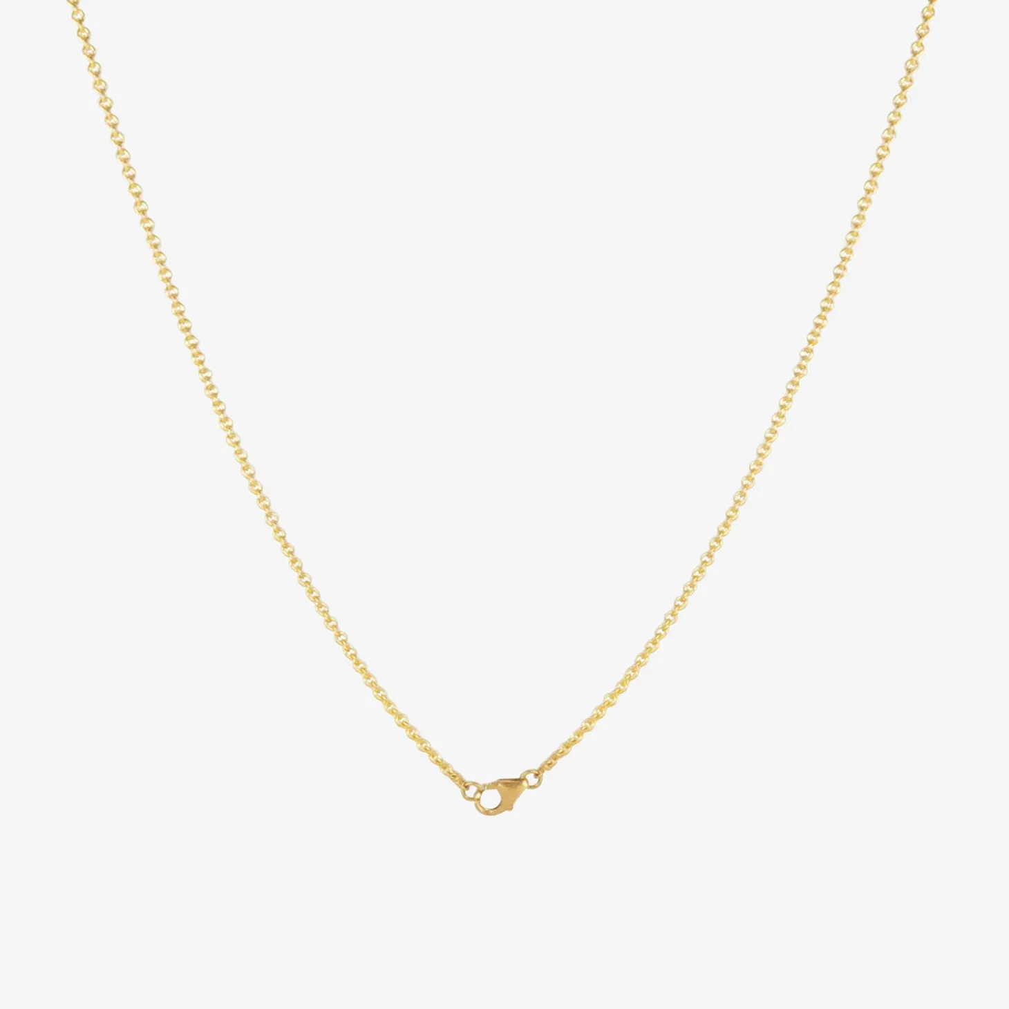 18k & waxing disco moon sliver diamond pendant, .51ct