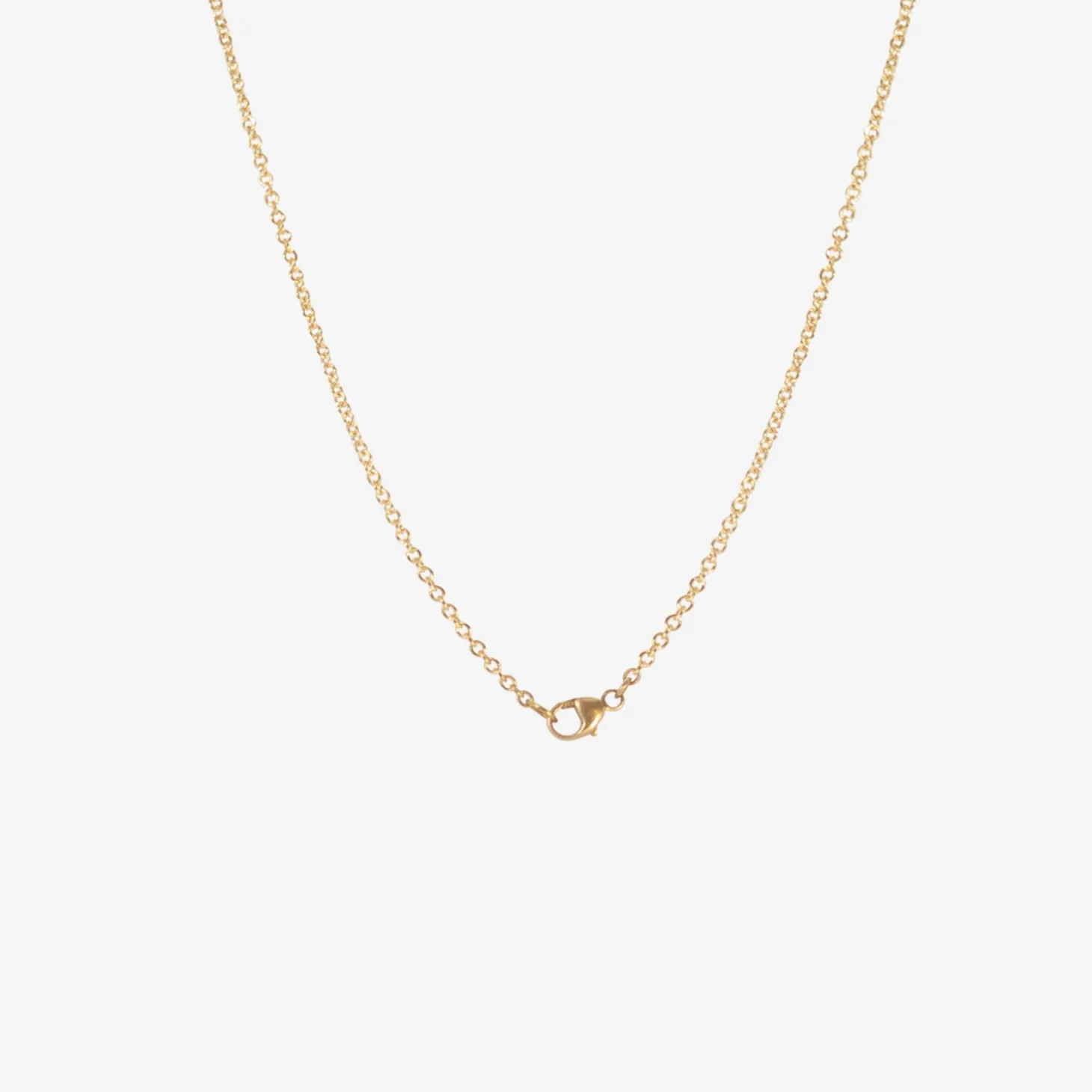 18k & white diamond crescent moon pendant, .98cts