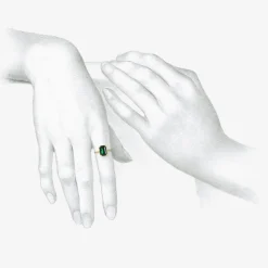 18k & zambian emerald ring, 2.21ct