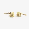 18k acorn earrings
