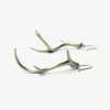 14k antler earrings