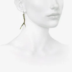 14k antler earrings