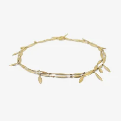 10k appleseed necklace