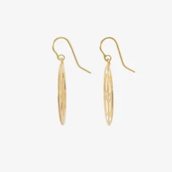 18k compass earrings