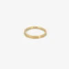 18k engraved band