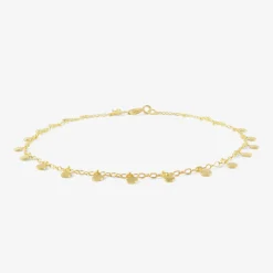 18k even tiny dots bracelet