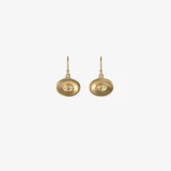 10k eye earrings