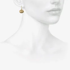 10k eye earrings