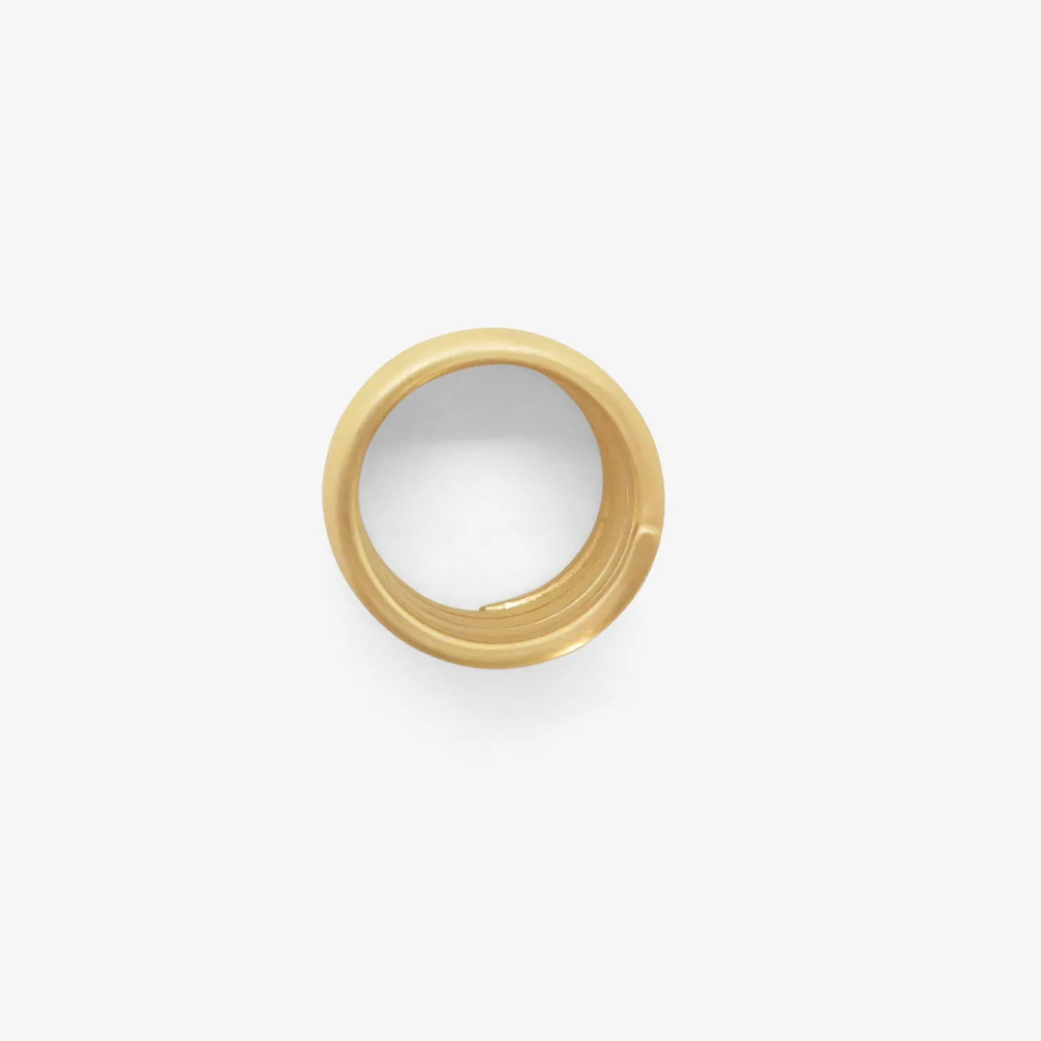 14k five wrap spiral ring