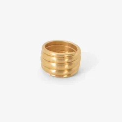 14k five wrap spiral ring