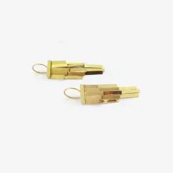 18k gold rainfall earrings