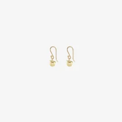 14k green gold buckwheat earrings