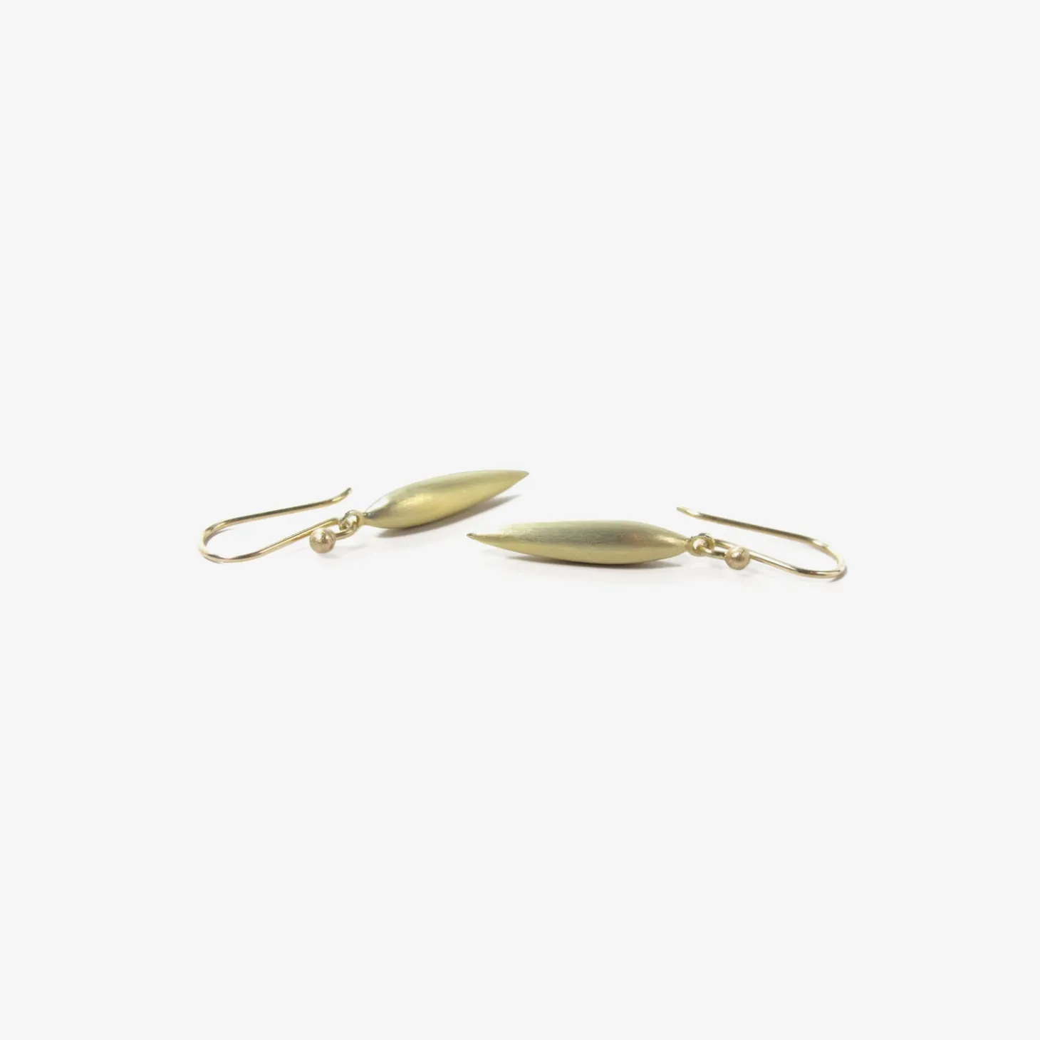 18k green gold plated small rice