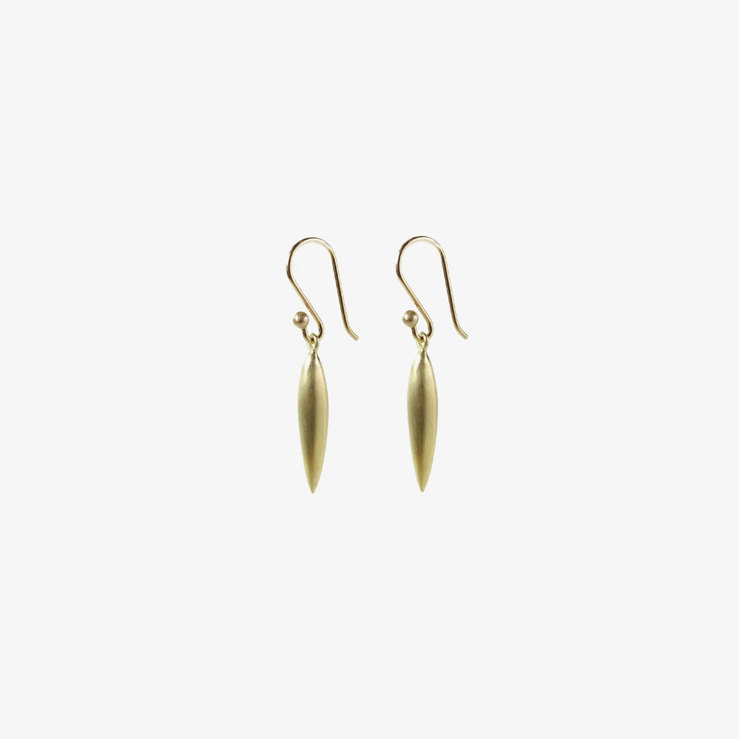18k green gold plated small rice