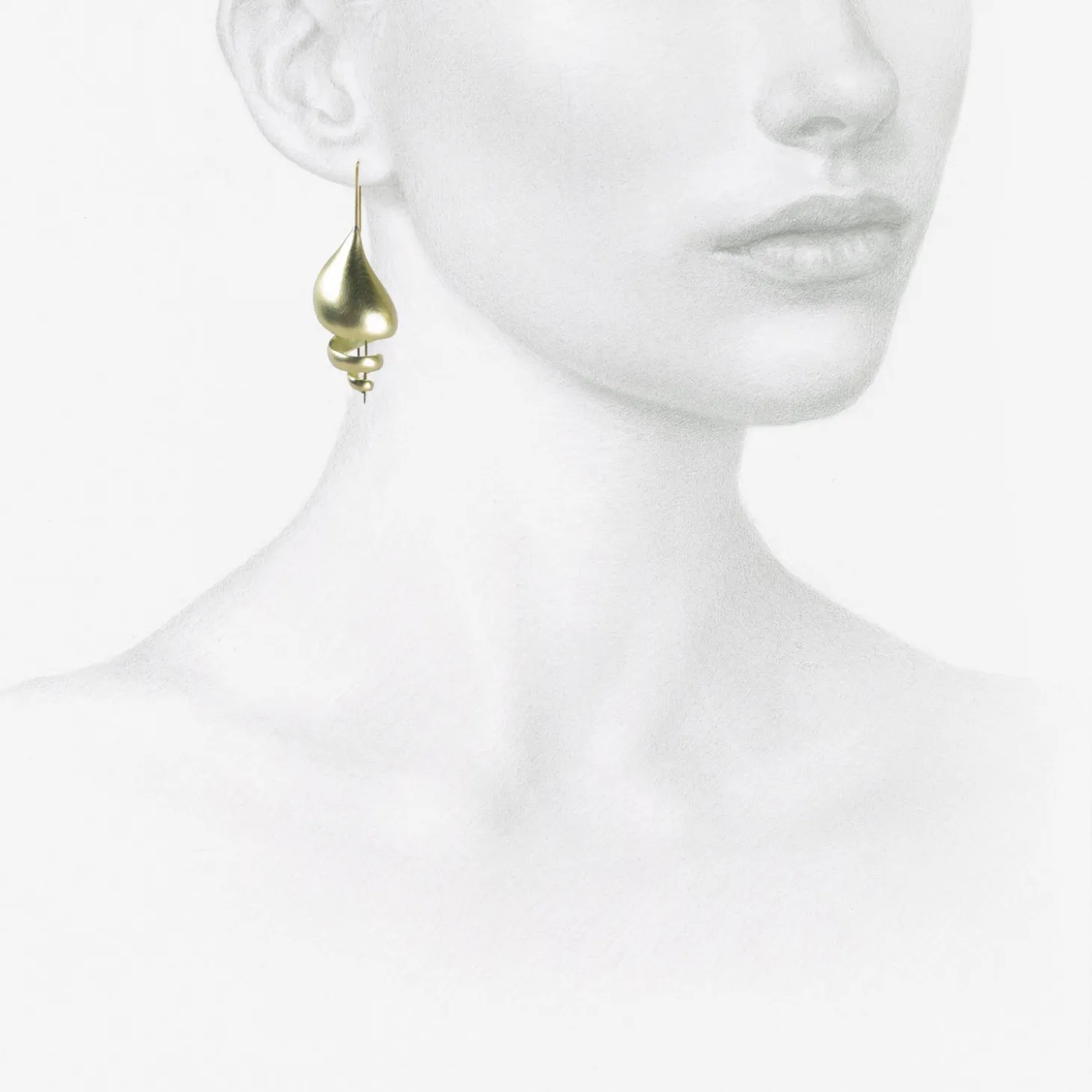 18k green gold plated turret shells