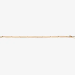 14k heavyweight fob chain bracelet with diamond rondelles, .25ct