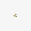 14k jumbo single slug stud