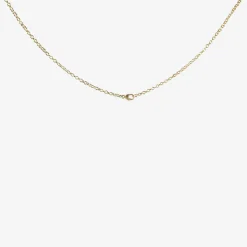 18k large eye love token necklace