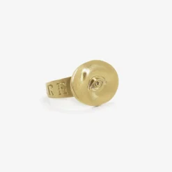 10k love token eye ring – “invigilare” – to watch over
