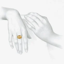 18k love token eye ring – “invigilare” – to watch over