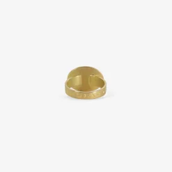 18k love token ring – “in medias res” – into the midst, size 7 1/2