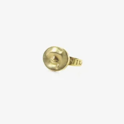 18k love token ring – “nil nisi cruce” – nothing without suffering, size 6
