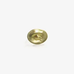 18k love token ring – “nil nisi cruce” – nothing without suffering, size 6
