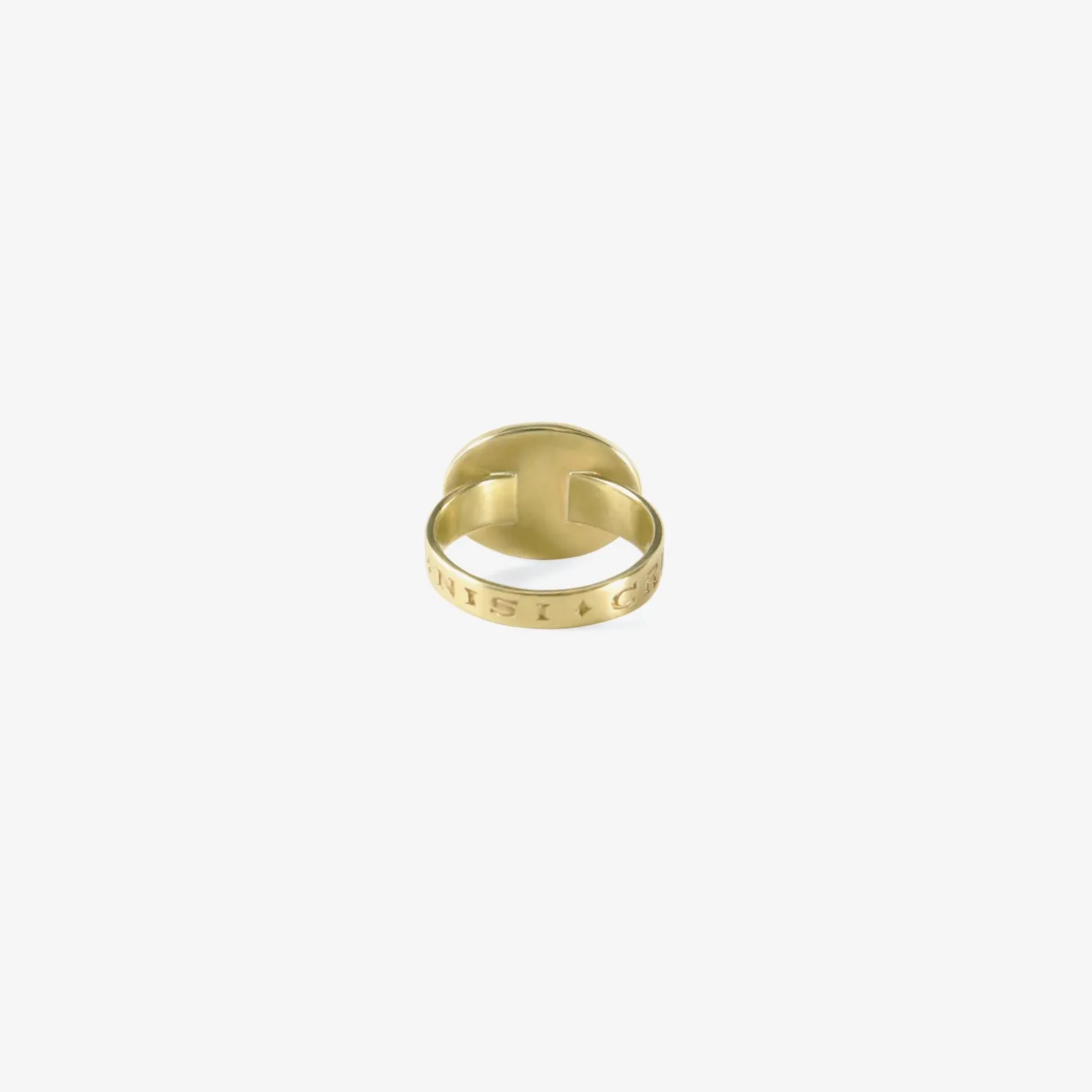 10k love token ring “nil nisi cruce” – nothing without suffering, size 7 1/4