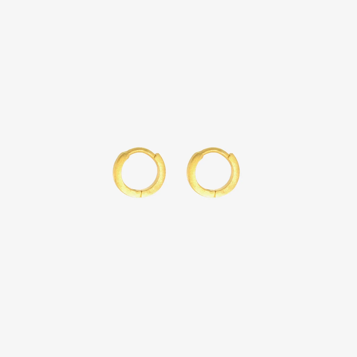 18k 6.5mm fairy hoops