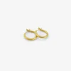 22k 16mm hinged hoop & hook earrings