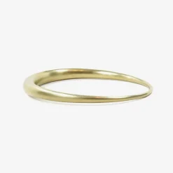 14k oval bangle
