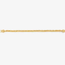 18k oversized signature chain bracelet