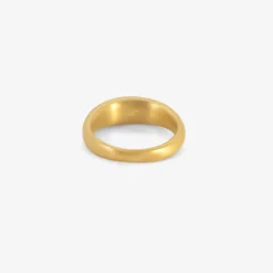 22k palm branch ring