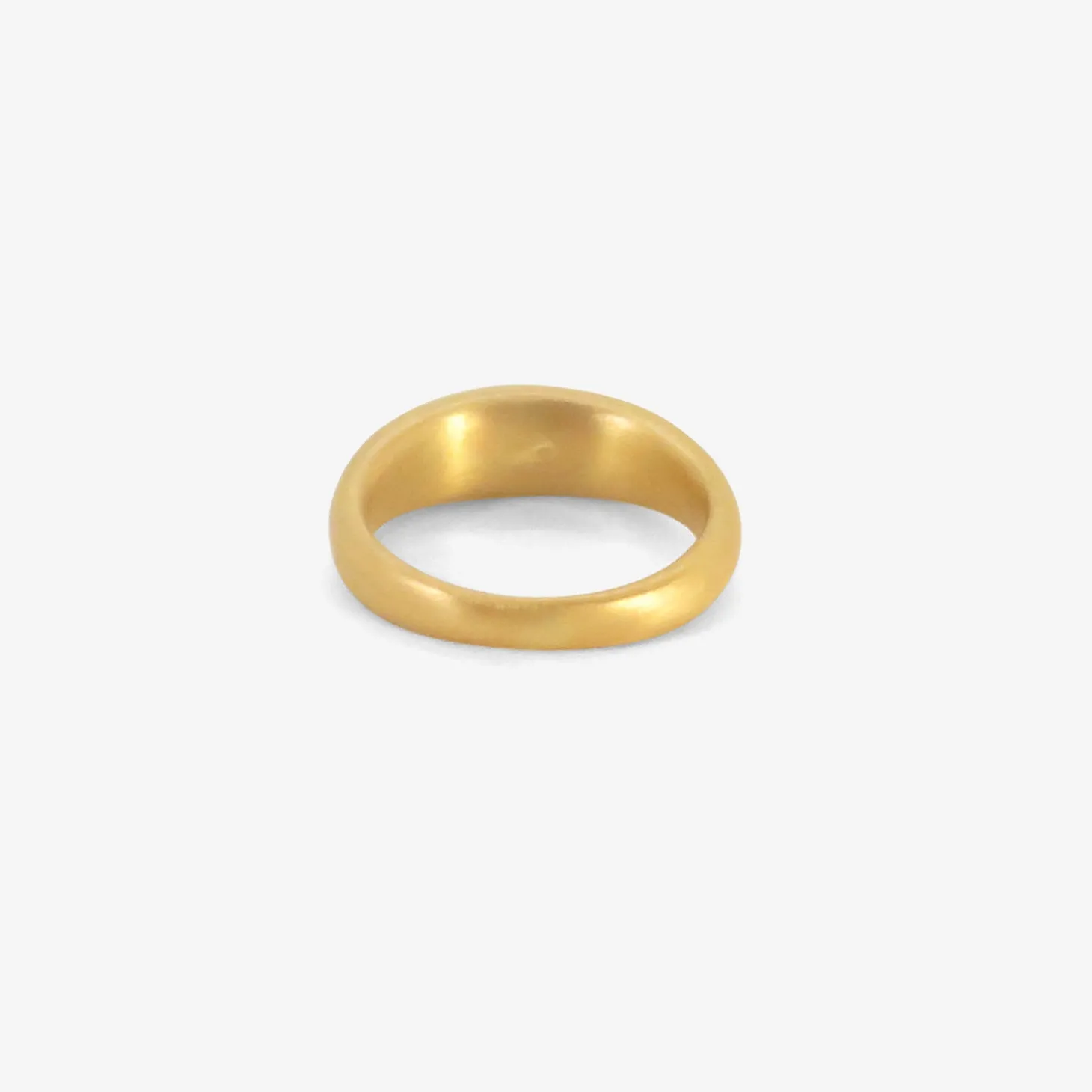22k palm branch ring