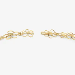 18k peter pan squash collar with one touch of silver