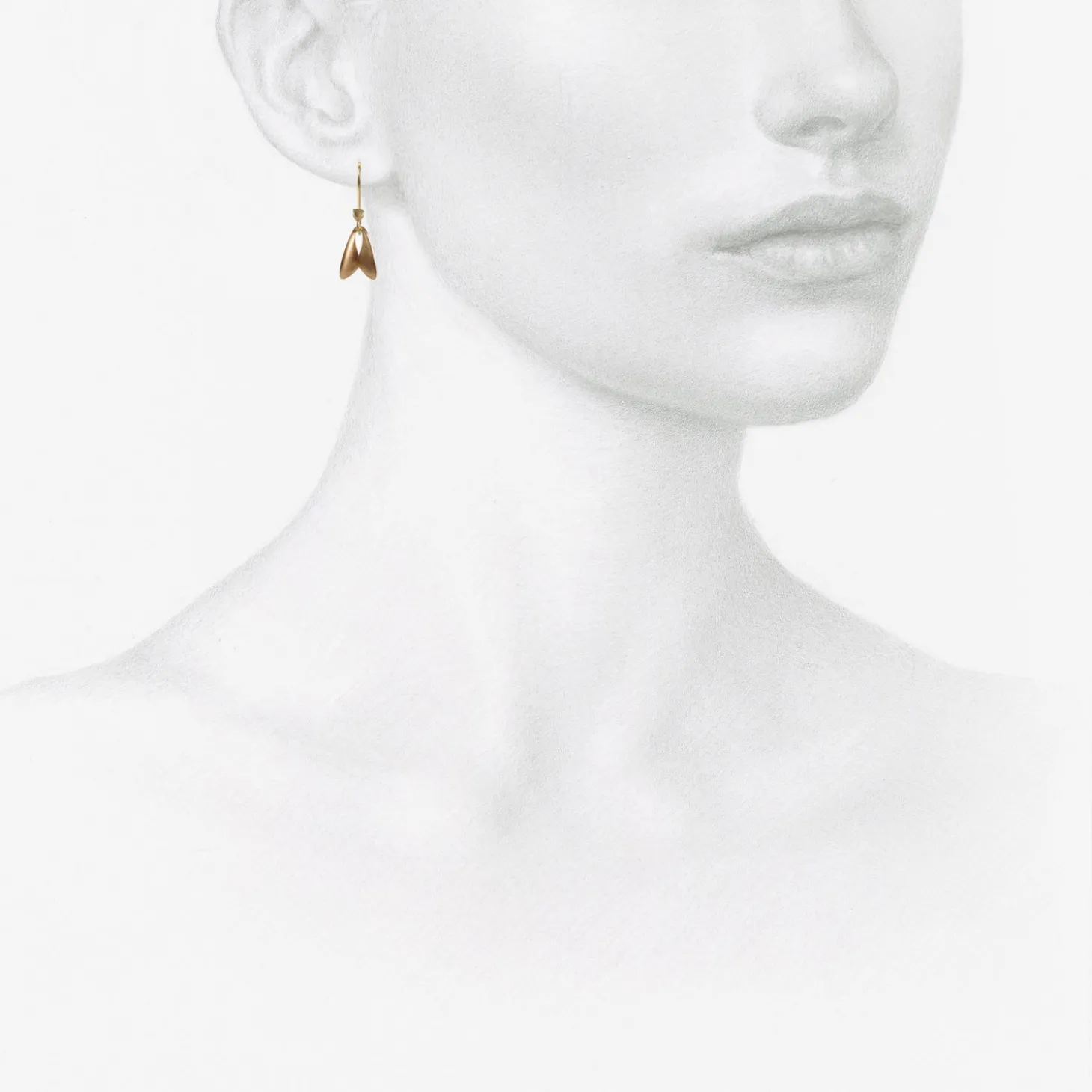 18k pink gold fly wings