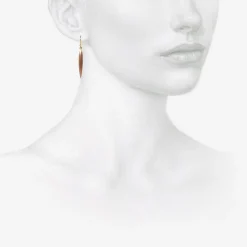 18k pink gold plated large rice
