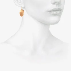 18k pink gold plated large chips