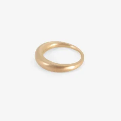 18k pink gold ring, size 8 1/4