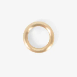 18k rose gold stout band, size 6 1/2